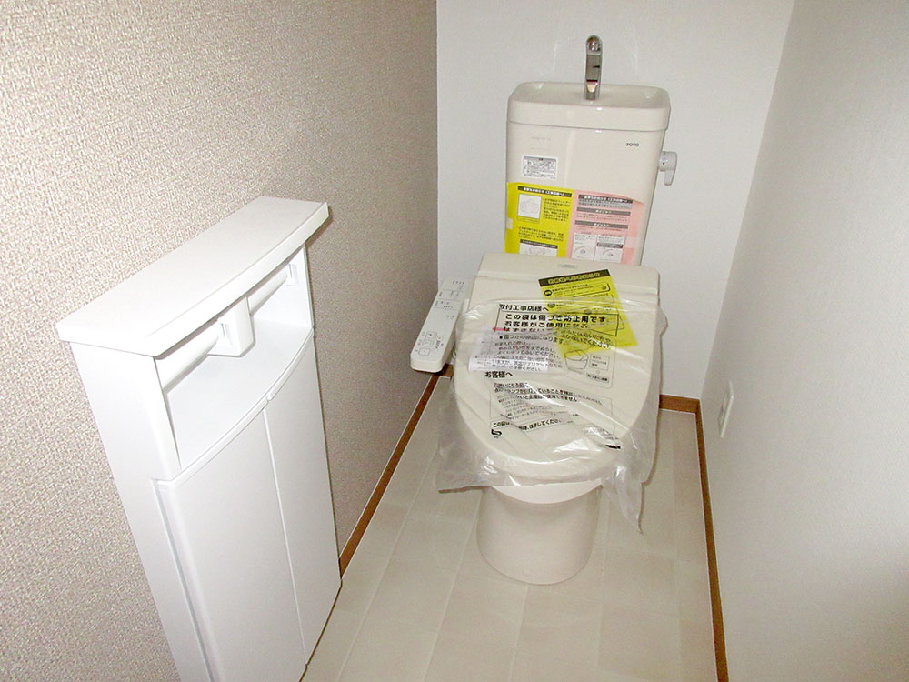 トイレにも収納有
