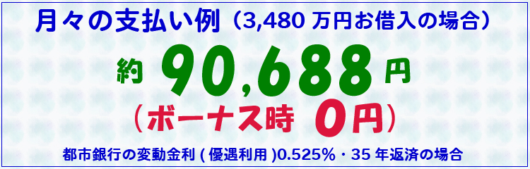 月々の支払い例