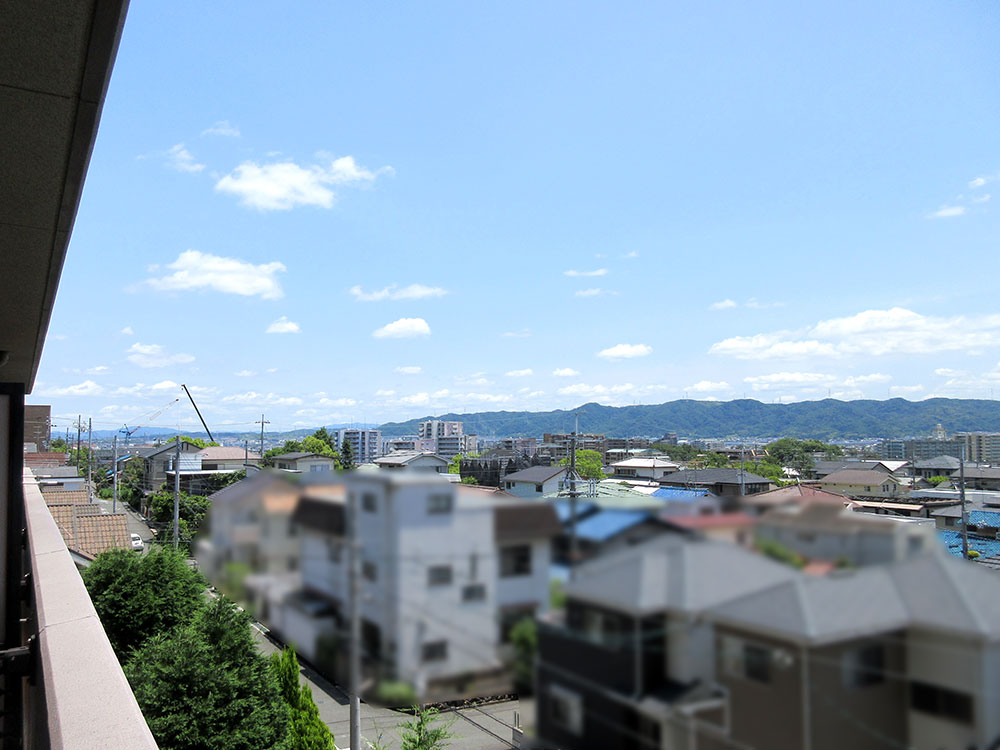 バルコニーからの眺望写真