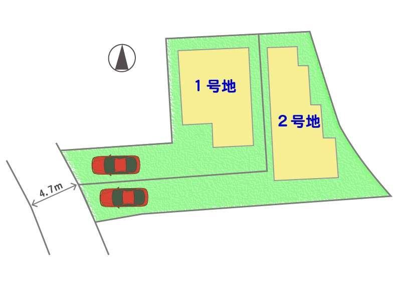 枚方市招提元町2丁目~2区画~区画図