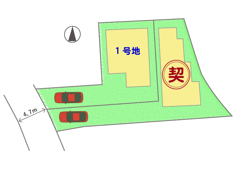 枚方市招提元町2丁目~2区画~区画図