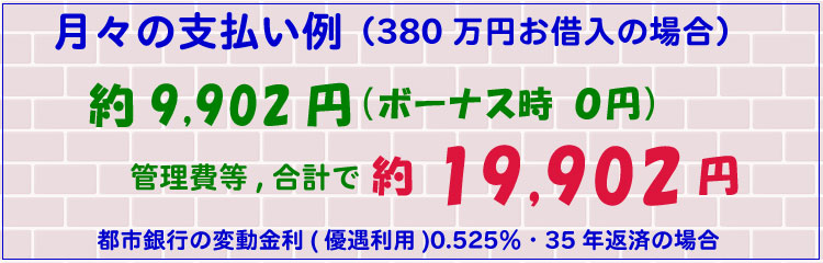 月々の支払い例