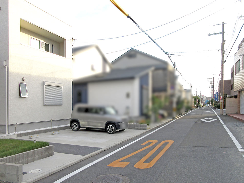 前面道路約5.2m写真