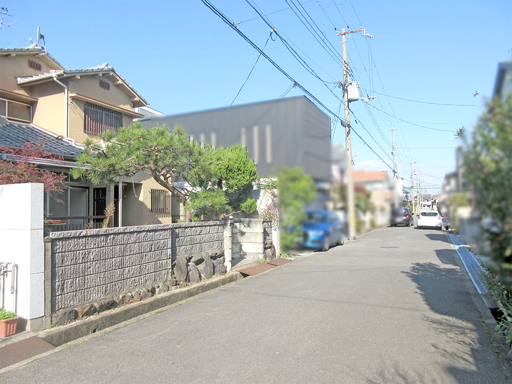 (売土地)八幡市八幡高畑 現況写真
